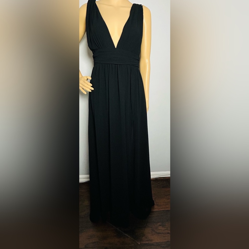 Lulus Heavenly Hues Black Maxi Dress Size Small NEW NWT - Picture 11 of 15